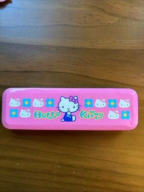 Hello Kitty Pink Tin Mini Pencil Case